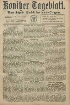 Konitzer Tageblatt.Amtliches Publikations=Organ