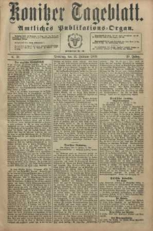 Konitzer Tageblatt.Amtliches Publikations=Organ