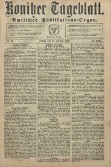 Konitzer Tageblatt.Amtliches Publikations=Organ