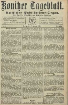 Konitzer Tageblatt.Amtliches Publikations=Organ, nr5