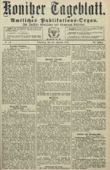 Konitzer Tageblatt.Amtliches Publikations=Organ, nr14