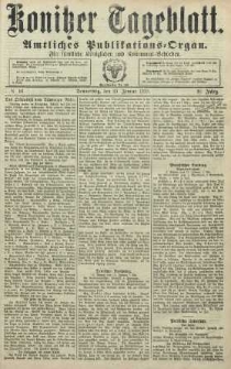 Konitzer Tageblatt.Amtliches Publikations=Organ, nr16