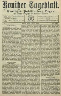 Konitzer Tageblatt.Amtliches Publikations=Organ, nr17