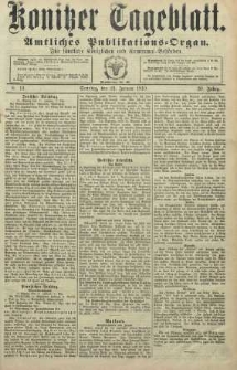 Konitzer Tageblatt.Amtliches Publikations=Organ, nr19