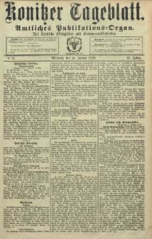 Konitzer Tageblatt.Amtliches Publikations=Organ, nr21