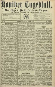 Konitzer Tageblatt.Amtliches Publikations=Organ, nr24