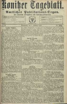 Konitzer Tageblatt.Amtliches Publikations=Organ, nr30