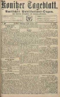 Konitzer Tageblatt.Amtliches Publikations=Organ, nr33