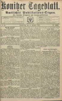 Konitzer Tageblatt.Amtliches Publikations=Organ, nr34
