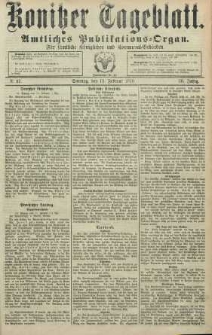 Konitzer Tageblatt.Amtliches Publikations=Organ, nr37