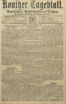 Konitzer Tageblatt.Amtliches Publikations=Organ, nr41