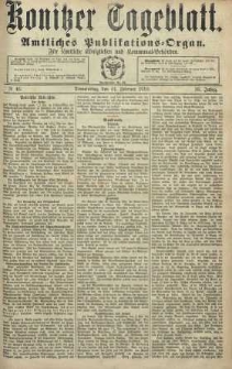 Konitzer Tageblatt.Amtliches Publikations=Organ, nr46