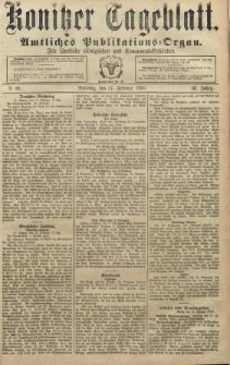 Konitzer Tageblatt.Amtliches Publikations=Organ, nr49