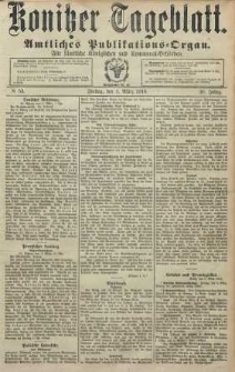 Konitzer Tageblatt.Amtliches Publikations=Organ, nr53