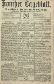 Konitzer Tageblatt.Amtliches Publikations=Organ, nr57