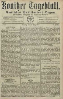 Konitzer Tageblatt.Amtliches Publikations=Organ, nr61