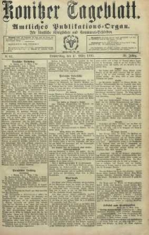 Konitzer Tageblatt.Amtliches Publikations=Organ, nr64