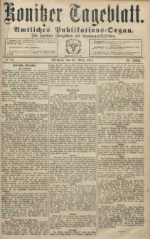 Konitzer Tageblatt.Amtliches Publikations=Organ, nr73
