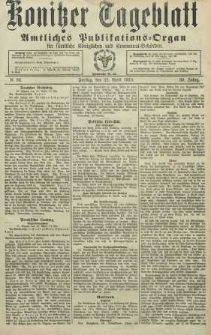 Konitzer Tageblatt.Amtliches Publikations=Organ, nr93