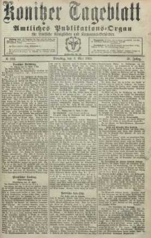 Konitzer Tageblatt.Amtliches Publikations=Organ, nr102