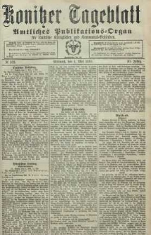 Konitzer Tageblatt.Amtliches Publikations=Organ, nr103