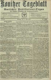 Konitzer Tageblatt.Amtliches Publikations=Organ, nr112