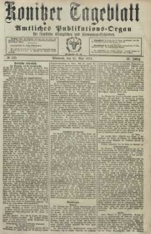 Konitzer Tageblatt.Amtliches Publikations=Organ, nr119