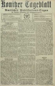 Konitzer Tageblatt.Amtliches Publikations=Organ, nr120