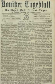 Konitzer Tageblatt.Amtliches Publikations=Organ, nr122