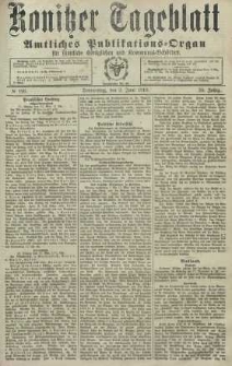 Konitzer Tageblatt.Amtliches Publikations=Organ, nr126