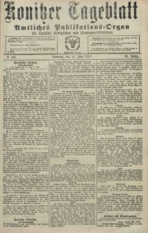 Konitzer Tageblatt.Amtliches Publikations=Organ, nr135