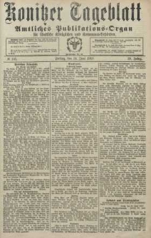 Konitzer Tageblatt.Amtliches Publikations=Organ, nr145