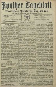 Konitzer Tageblatt.Amtliches Publikations=Organ, nr147