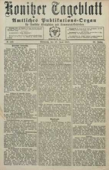 Konitzer Tageblatt.Amtliches Publikations=Organ, nr149