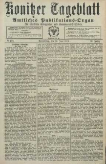 Konitzer Tageblatt.Amtliches Publikations=Organ, nr150