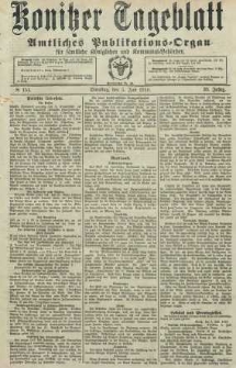 Konitzer Tageblatt.Amtliches Publikations=Organ, nr154