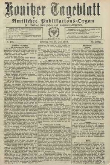Konitzer Tageblatt.Amtliches Publikations=Organ, nr159