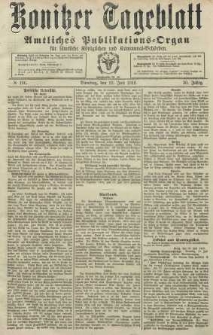 Konitzer Tageblatt.Amtliches Publikations=Organ, nr166
