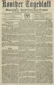 Konitzer Tageblatt.Amtliches Publikations=Organ, nr169