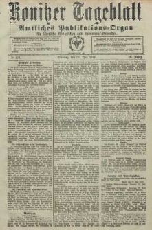 Konitzer Tageblatt.Amtliches Publikations=Organ, nr177