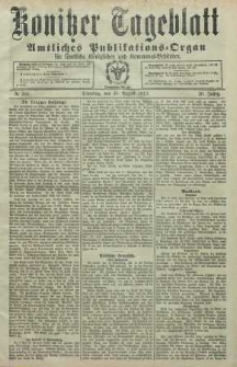 Konitzer Tageblatt.Amtliches Publikations=Organ, nr202