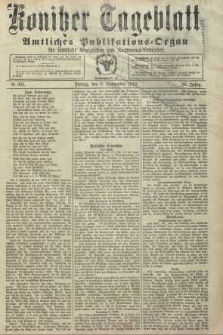 Konitzer Tageblatt.Amtliches Publikations=Organ, nr205