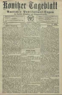 Konitzer Tageblatt.Amtliches Publikations=Organ, nr206