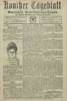 Konitzer Tageblatt.Amtliches Publikations=Organ, nr226