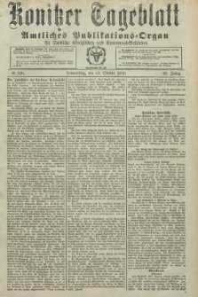 Konitzer Tageblatt.Amtliches Publikations=Organ, nr240