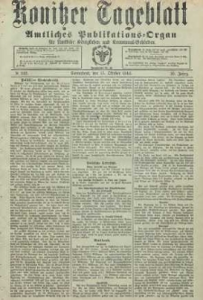 Konitzer Tageblatt.Amtliches Publikations=Organ, nr242