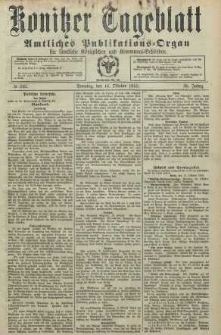 Konitzer Tageblatt.Amtliches Publikations=Organ, nr243