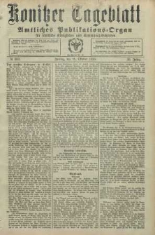 Konitzer Tageblatt.Amtliches Publikations=Organ, nr253