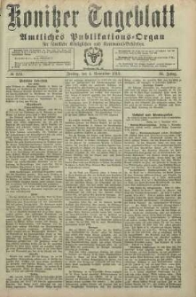 Konitzer Tageblatt.Amtliches Publikations=Organ, nr259
