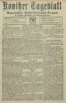 Konitzer Tageblatt.Amtliches Publikations=Organ, nr261